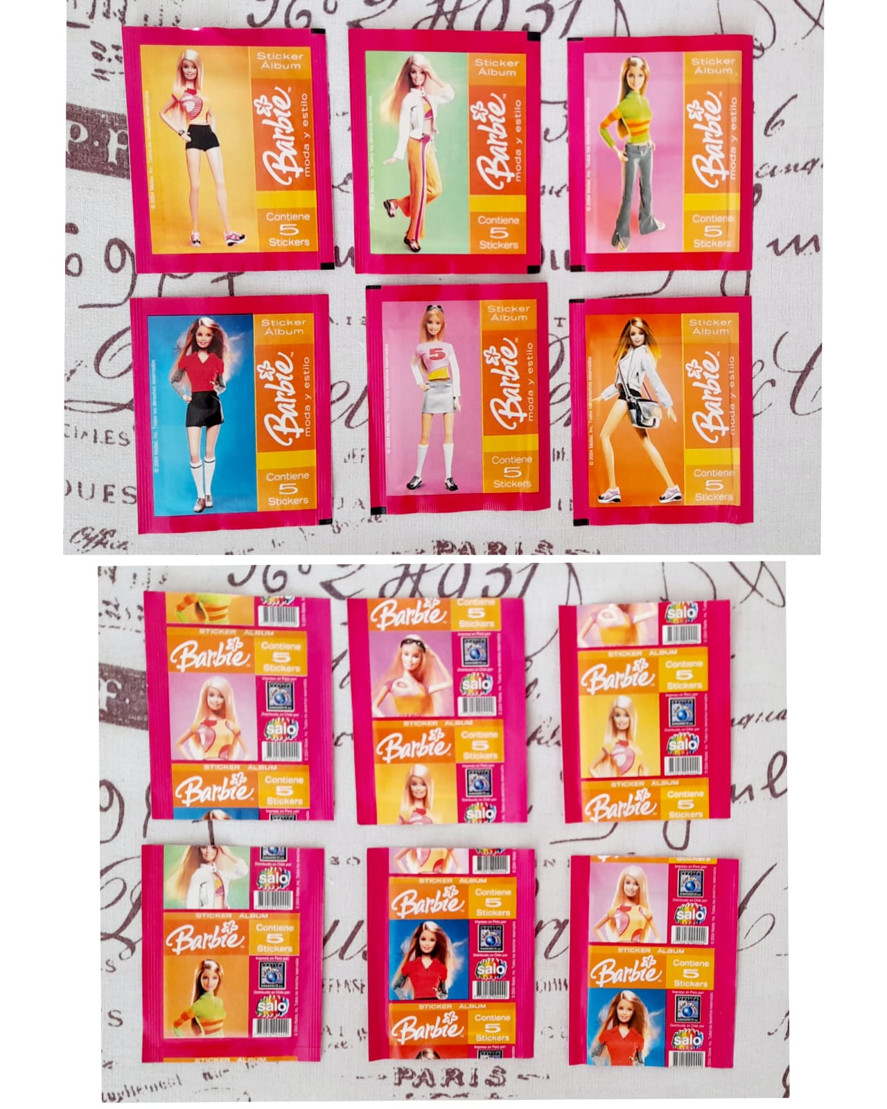 Sobres sellados Barbie 6 diseños Salo Navarrete