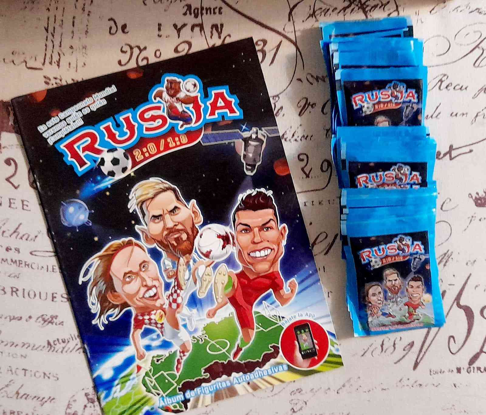 Pack Album Rusija caricaturas + 50 sobres sellados